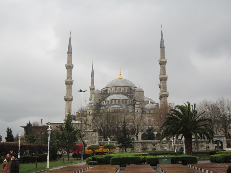 Blue Mosque from the Hagia Sophia